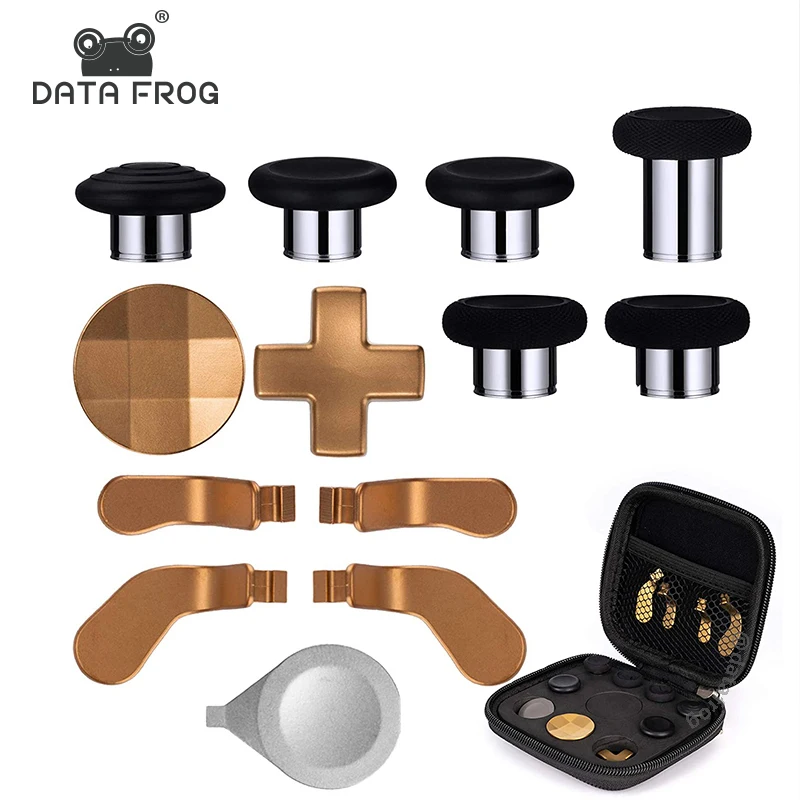 Data frosch metall d-pad trigger paddel ersatz thumbs tick für xbox one elite controller serie 2 teile reparatur kit zubehör Image