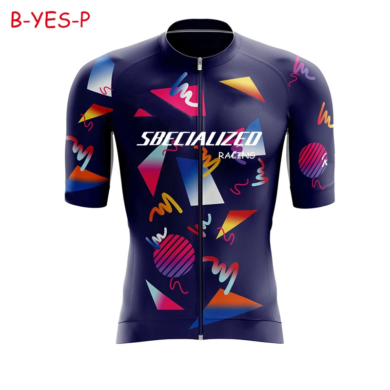 Maillot de cyclisme à séchage rapide pour hommes, chemises de route à manches courtes, vêtements de vélo, équipe de course, vêtements de sport, nouveau, été