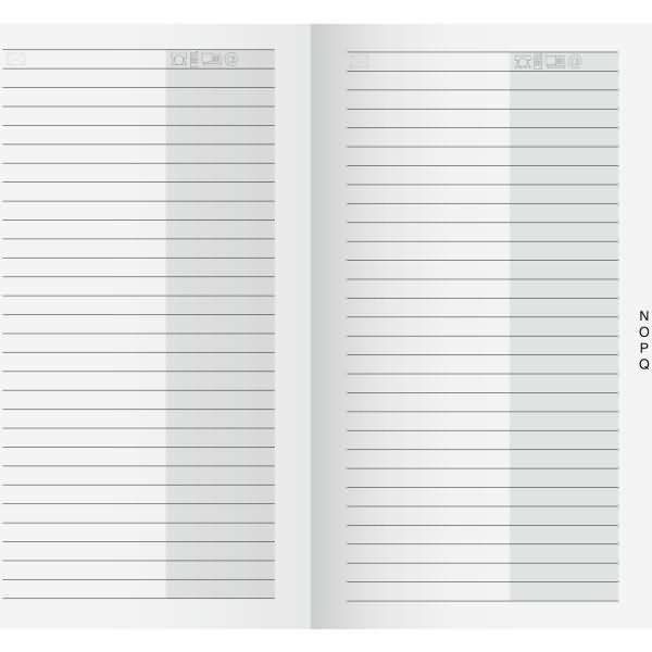 Rido Anschriftenheft Gilet 70x118mm Image
