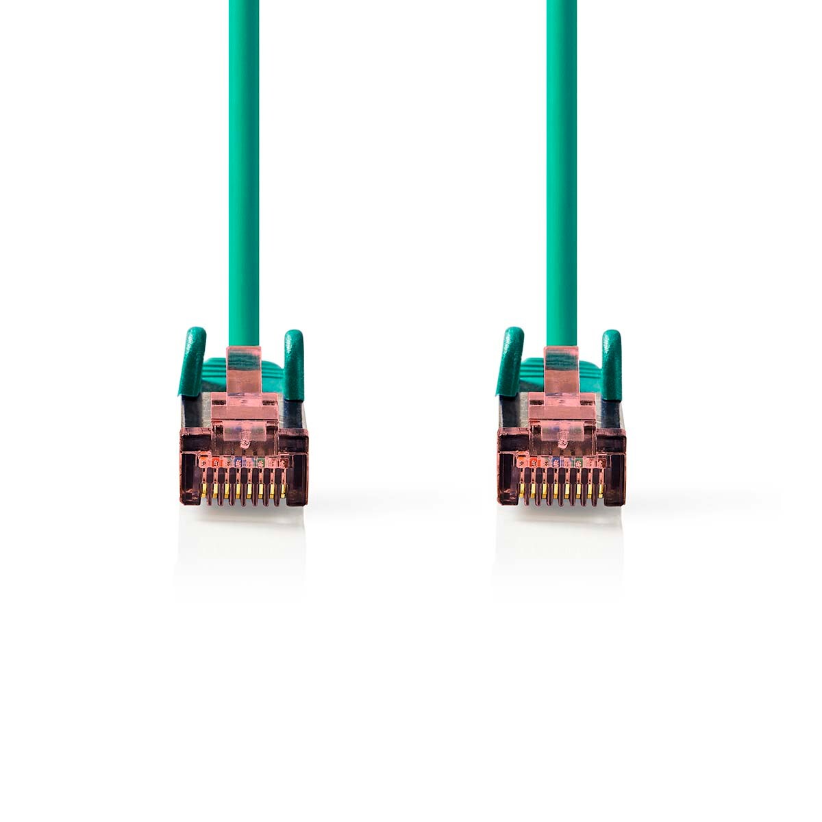 Nedis CAT6-Netzwerkkabel - RJ45 Stecker - RJ45 Stecker - S/FTP - 10.0 m - Rund - LSZH - Grün - Label Image
