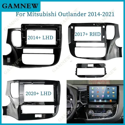 9 Inch 10 Inch Car Frame Fascia Adapter Android Radio Dash Fitting Panel Kit For Mitsubishi