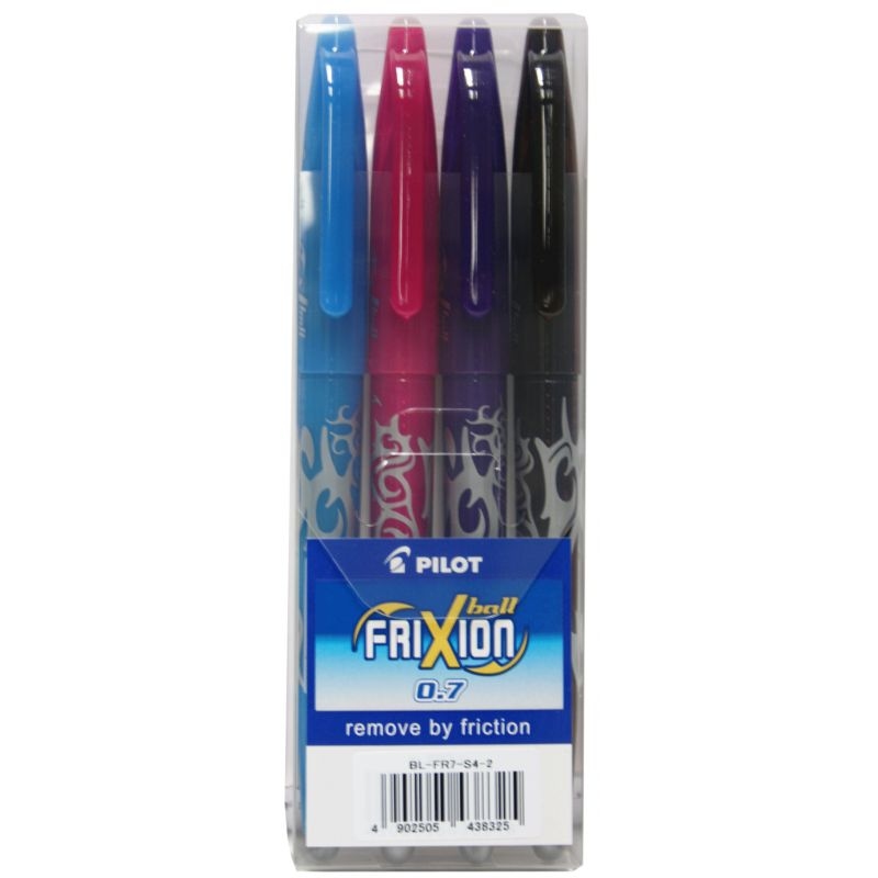 PILOT Tintenroller FRIXION BALL 07, 4er Etui FUN Image