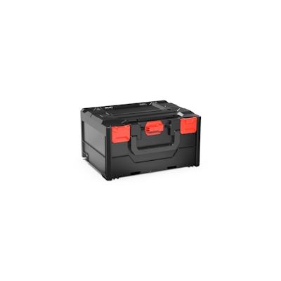 PROREGAL Werkzeugkoffer MetaBox S | HxBxT 21,5x30x40cm | 12 Liter | Mit Deck- & Frontgriff | ABS-Kunststoff | Verschlüsse Rot | Werkzeugkoffer Image
