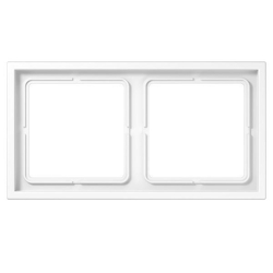 Jung Rahmen 2-fach LSZ 982 BF WW LSZ982BFWW Image