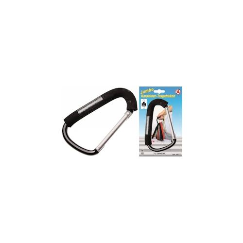 Kraftmann 8077 Jumbo Karabiner Tragehaken Karabinerhaken 30kg Aluminium