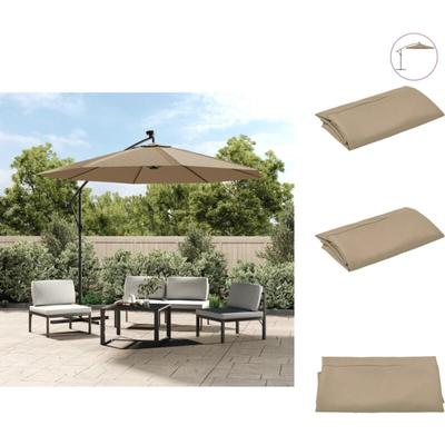 Sonnenschirm-Stoffe - Living Ersatzbezug für Ampelschirm Taupe 300 cm Image