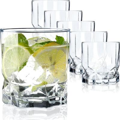 Trinkgläser, 6er Set, Wassergläser, Saftgläser aus Glas, 325ml - Kadax Image