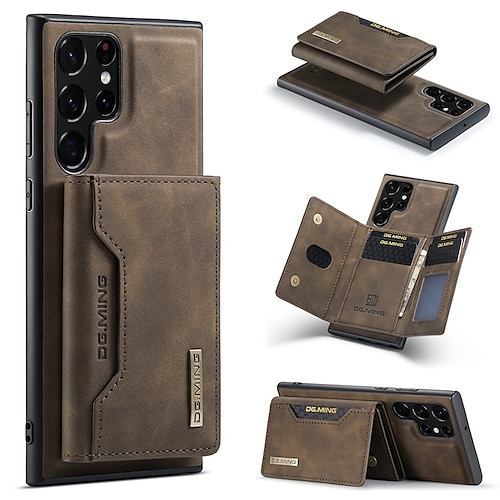 Handy Hülle Handyhüllen Für Samsung Galaxy S26 Ultra Plus S25 S24 S23 S22 S23 FE S21 Ultra Plus A14 A34 A54 Brieftaschenhülle Magnetisch Vollschutz Ständer PU-Leder Image
