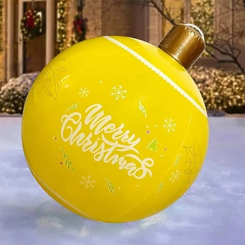 outdoor weihnachten aufblasbare dekoriert ball pvc große große bälle weihnachten baum dekorationen spielzeug ball weihnachten ball hof dekoration weihnachten liefert spielzeug weihnachten atmosphäre ball Image