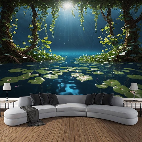 Natur Landschaft Himmel Leiter hängen Wandteppich Kunst große Wandteppich Wandbild Dekor Fotografie Hintergrund Decke Vorhang Haus Schlafzimmer Wohnzimmer Dekoration Wandtuch XXL Natur Image
