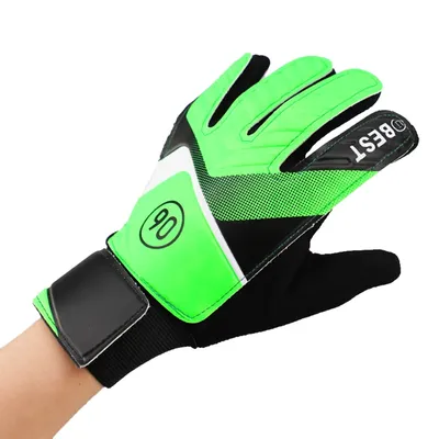 Soccer Gloves Latex Support Football Goalkeeper Gloves Full Finger Protection Anti-Slip Waterproof