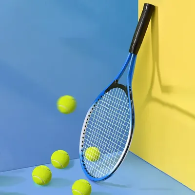Red Blue Child Tennis Racket Training Professional Tennis Racquet Parent Child Interactive