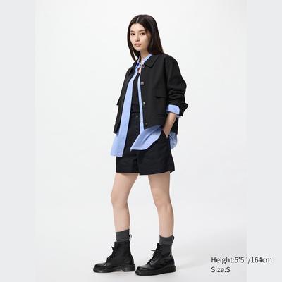 Uniqlo - Cotton Jersey Relaxed Jacket - Black - XL