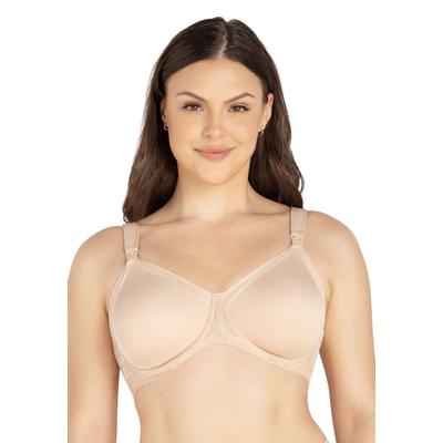 Plus Size Women's Leila Nursing Bra by Parfait in Bare (Size 40 I)