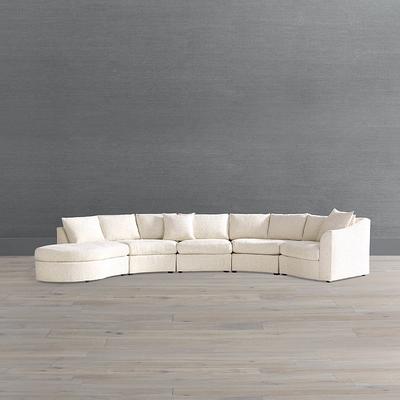Pippa 5-pc. Right-Facing Lounge Sectional - Dune Gowan InsideOut Performance Fabric - Frontgate