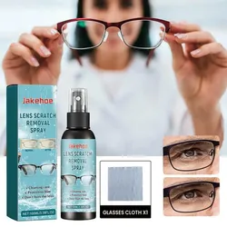 Nettoyant pour vitres, nettoyant pour lentilles, lunettes de soleil, Solution de nettoyage pour lunettes, Spray Anti-buée, Spray anti-rayures pour lunettes, 100ML