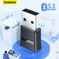 Baseus BA07 Adattatore dongle USB Bluetooth 5.3 per altoparlante per PC Mouse wireless Tastiera