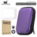 DATA FROG Borsa protettiva in vetro temperato per console di gioco portatile R36S da 3,5 pollici per borsa protettiva per schermo RGB20S R35S
