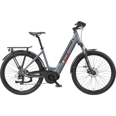 E-Bike TELEFUNKEN "SUV500" E-Bikes Gr. 48, 27,5 Zoll (69,85cm), grau Pedelec, Elektrofahrrad für Damen u. Herren