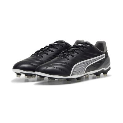 Fußballschuh PUMA "KING PRO FG/AG" Gr. 47, schwarz (puma black-puma white-cool dark gray) Schuhe