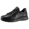 Sneaker ARA "OSAKA", Damen, Gr. 8,5 (42,5), schwarz, Glattleder, unifarben, sportlich, Schuhe Sneaker, Freizeitschuh, Halbschuh, Schnürschuh in Komfortweite H = sehr weit