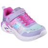 Sneaker SKECHERS "UNICORN DREAMS", Kinder, Gr. 28, lila (lavendel, rosa einhorn), Textil, sportlich, Schuhe, Blinkschuh, Klettschuh, Kinderschuh mit Gummizug und Klettriegel