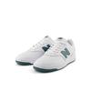 Sneaker NEW BALANCE "BB80", Gr. 42, grün (weiß, grün), Leder, sportlich, Schuhe, von dem New Balance 550 inspiriert