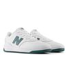 Sneaker NEW BALANCE "BB80", Gr. 45, grün (weiß, grün), Leder, sportlich, Schuhe, von dem New Balance 550 inspiriert