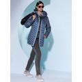 Steppjacke CREATION L, Damen, Gr. 38, blau (rauchblau), 55% Polyamid, 45% Polyester, Besatz:100% Baumwolle, Füllung:90% Daunen, 10% Federn, unifarben, Langarm, Jacken