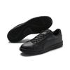 Sneaker PUMA "SMASH V2 L", Gr. 41, schwarz (puma schwarz, puma schwarz), Leder, Synthetik, unifarben mit Farbeinsatz, sportlich, Schuhe