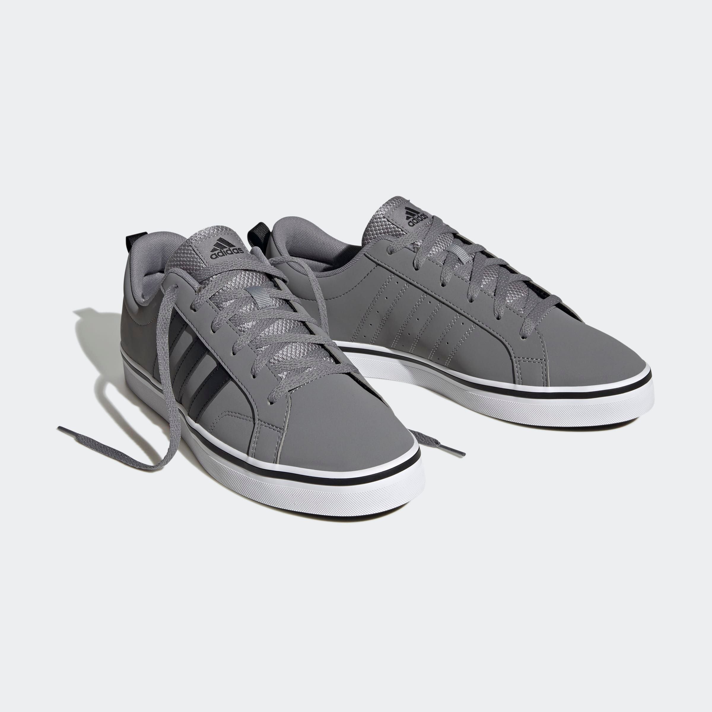 Sneaker ADIDAS SPORTSWEAR "VS PACE 2.0", Herren, Gr. 42, schwarz-weiß (grau three, core schwarz, cloud weiß), Synthetik, Textil, Schuhe Sneaker