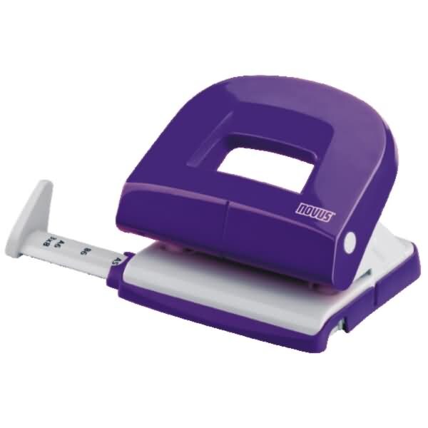 NOVUS Locher E216 Metall/Kunststoff 1,6 mm 16 Blatt (Blister) violett Image