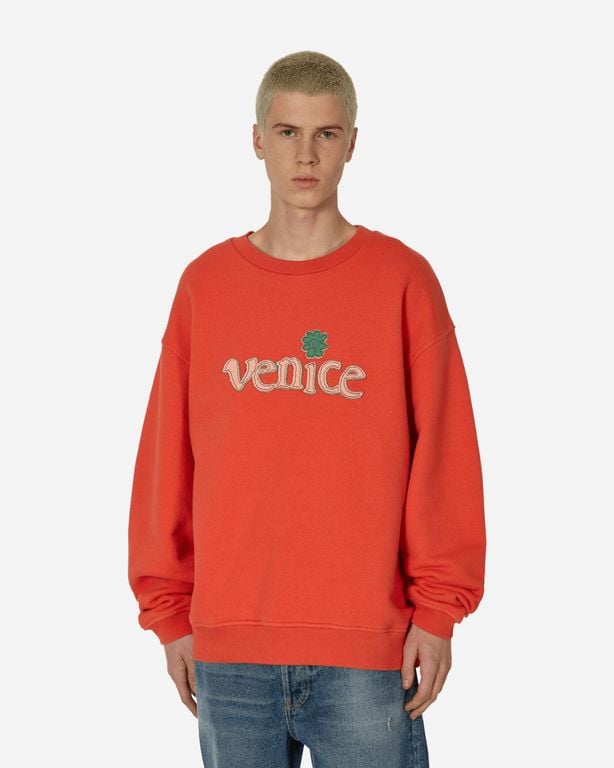 Venice Crewneck Sweatshirt - Red - ERL Sweats