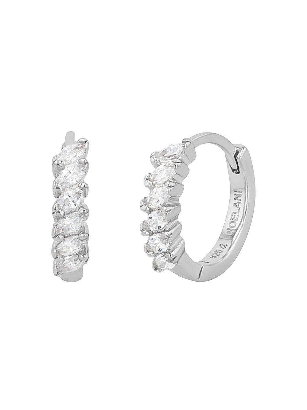 NOELANI Creolen Damen silber, ONE SIZE Image