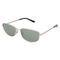 Ray-Ban 0RB3732 Unisex-Sonnenbrille Vollrand Eckig Metall-Gestell, silber