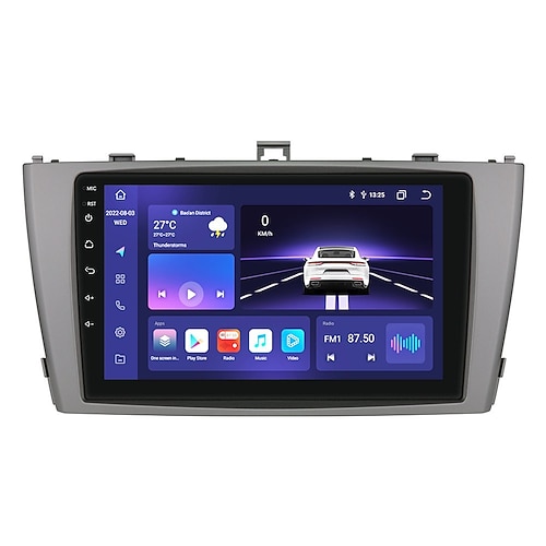 Android 12 Autoradio für Toyota Avensis T27 2008 - 2015 GPS-Navigation Multimedia-Player Carplay