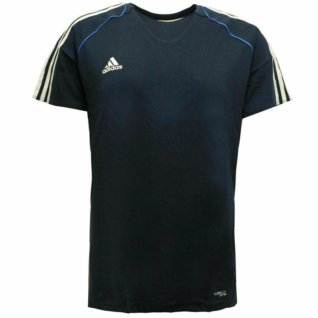 Adidas t12 womens navy blaues t-Shirt Image