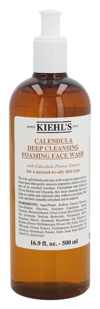 Kiehl's Calendula Deep Cleansing Foaming Face Wash 500ml Image