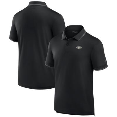 Schwarzes New York Jets Front Office Piqué-Poloshirt für Herren Fanatics Image