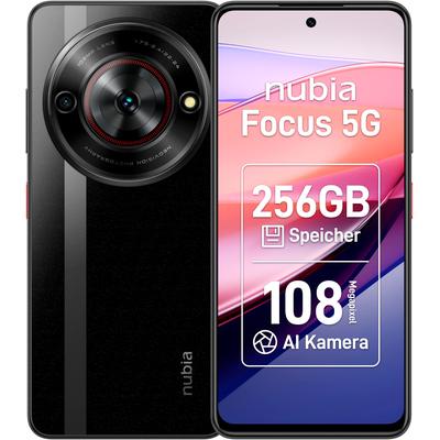 NUBIA Smartphone "Focus 5G", schwarz, 256 GB, Mobiltelefone