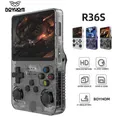 128G R36S Console per videogiochi portatile retrò Sistema Linux Schermo IPS da 3,5 pollici R35s Pro Lettore video tascabile portatile Giochi da 64 GB