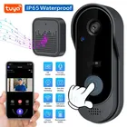 Campanello Tuya con telecamera Wireless Bundle Videocitofono WIFI HD Telefono esterno Campanello per porta Telecamera Videocitofono di sicurezza IR