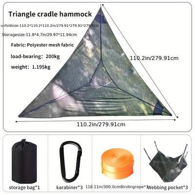 TEMU Outdoor For Multi-person, Large Camping Swing, Outdoor Image