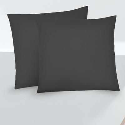 biberna Feinjersey-Kopfkissenbezug Doppelpack titanium, 2x 80x80 cm Image