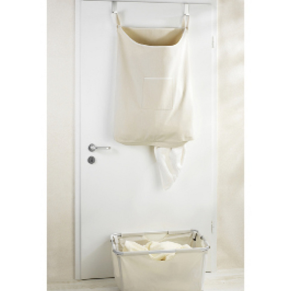 WENKO Über-Tür Wäschesammler Canguro Beige, 65 l Image