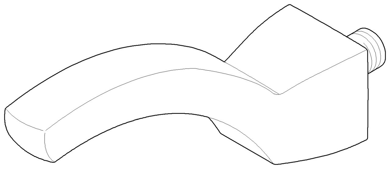 Dornbracht Auslauf Ersatzteile 09119109010 106,5 x 55 x 240 mm Champagne (22kt Gold) 09119109010-47 Image