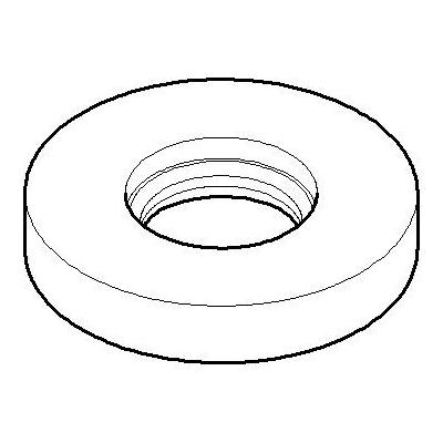Dornbracht Rosette für Standventil Ersatzteile 092789005 D. 45 x 8 mm Platin gebürstet 092789005-06 Image