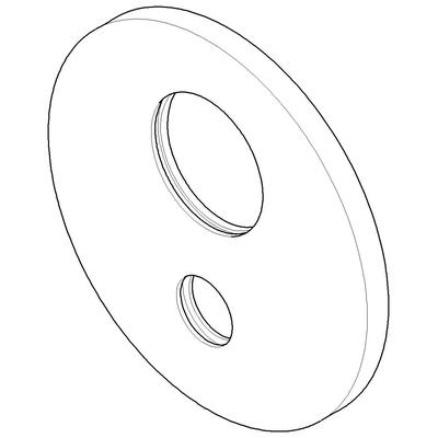 Dornbracht Rosette Ersatzteile 091102068 D. 150 x 10 mm Weiß matt 091102068-10 Image