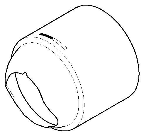 Dornbracht Haube Ersatzteile 091102287 D. 45 x 47,5 mm Platin 091102287-08 Image