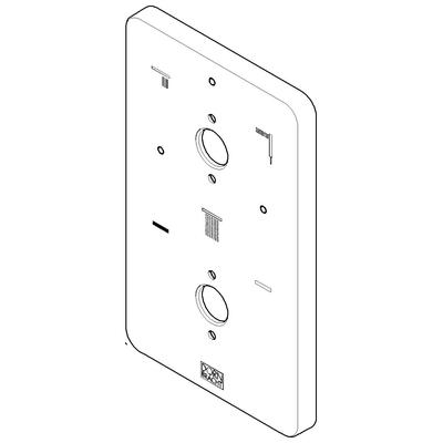 Dornbracht Rosette für Thermostat Ersatzteile 091102315 150 x90 x 9 mm Chrom 091102315-00 Image